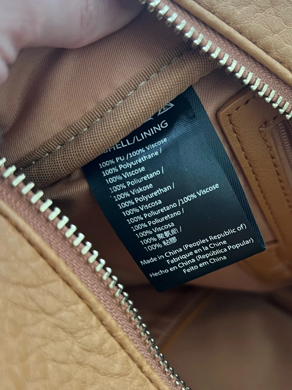 Urban Originals Tan Backpack w many pockets